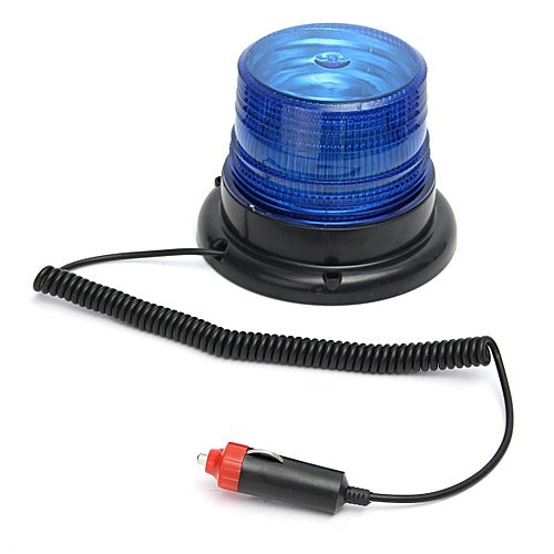 BLAUW dak zwaailicht 60 LED - magneet bevestiging BLAUW dak zwaailicht 60 LED - magneet bevestiging